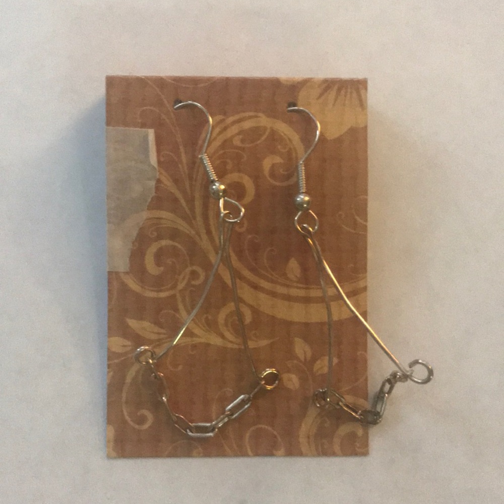 Silver earrings